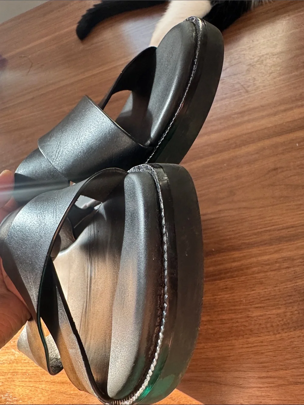 Coke Haan leather sandals